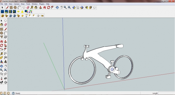 Creation of chainless bicycle: Step 5